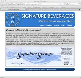 Signature Beverages Screen Grab